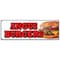 Signmission ANGUS BURGERS BANNER SIGN broiled charbroiled cheeseburgers beef usda B-72 Angus Burgers - alternate 1